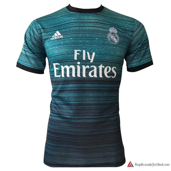 Camiseta Entrenamiento Real Madrid 2017-2018 Verde Negro